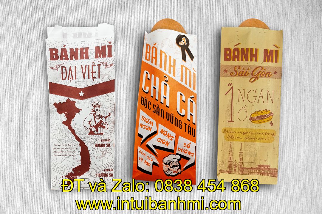 Quy trình in túi giấy Kraft đựng bánh mì