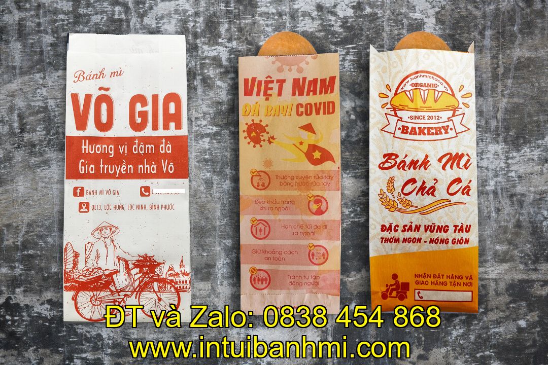 Quy trình lựa chọn mua túi giấy chứa bánh mì tại camau.intuibanhmi.com