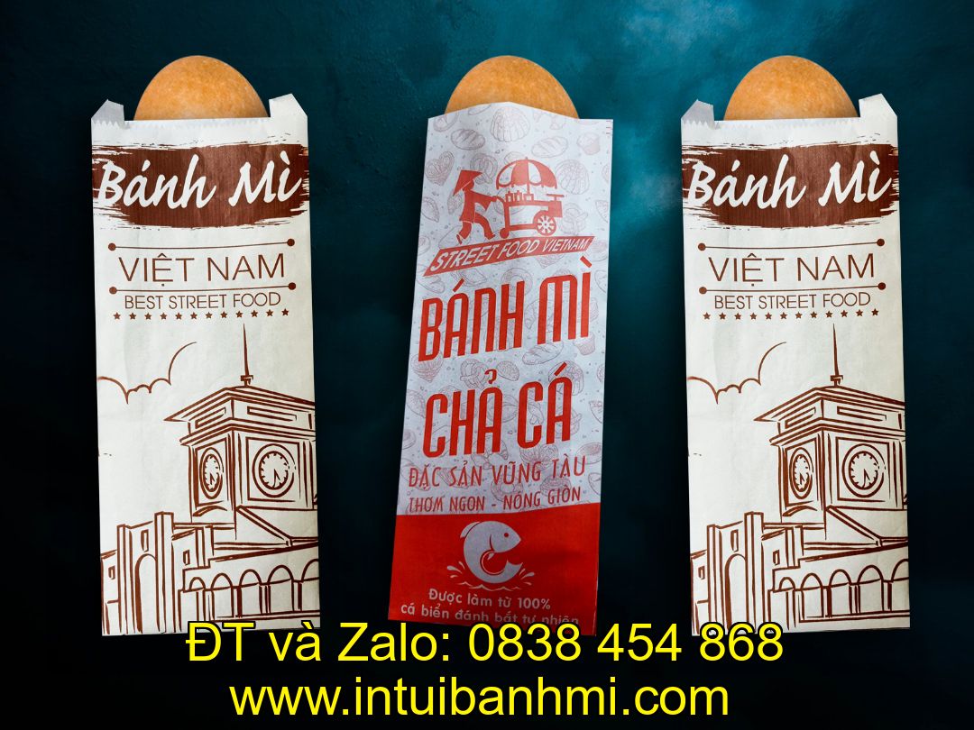 Thể hiện sự đẳng cấp khi dùng túi giấy xi măng kraft đựng bánh mì