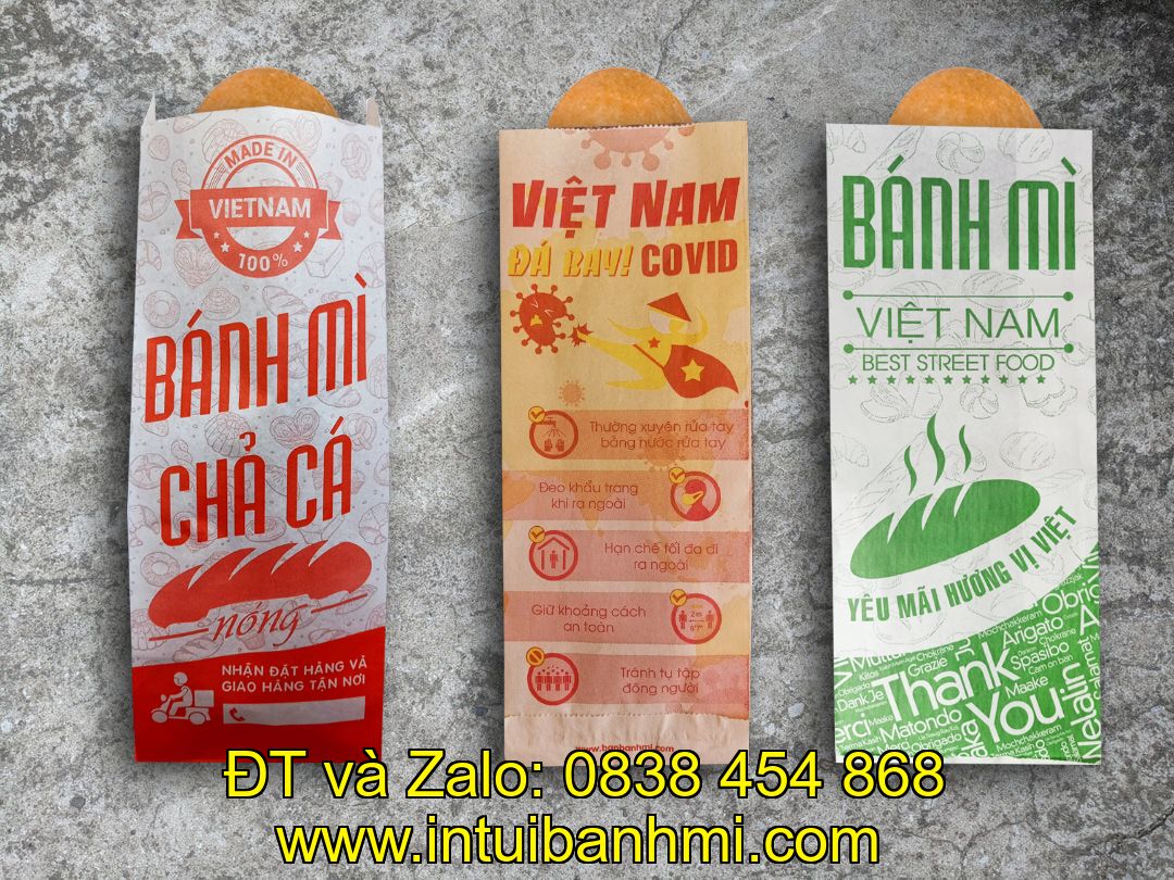 Thiết kế bao bì và chọn lựa chất liệu giấy in túi giấy bánh mì