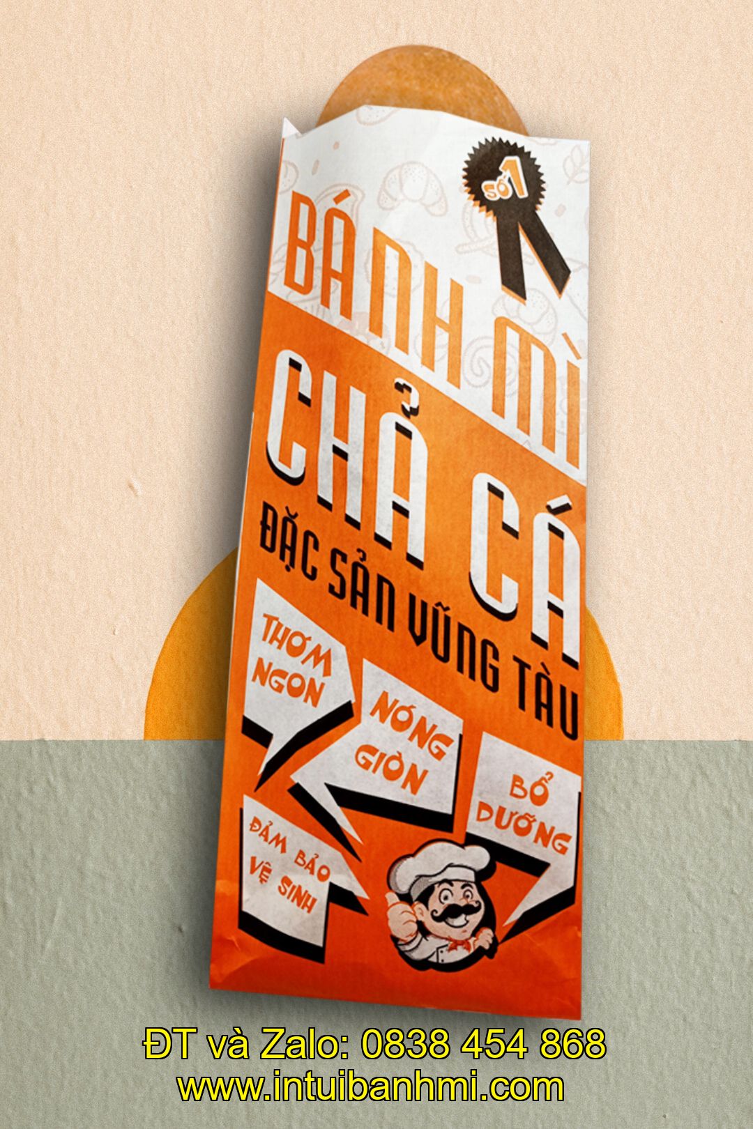 Thiết kế bao bì và lựa chọn chất liệu giấy in ấn túi giấy đựng bánh mì