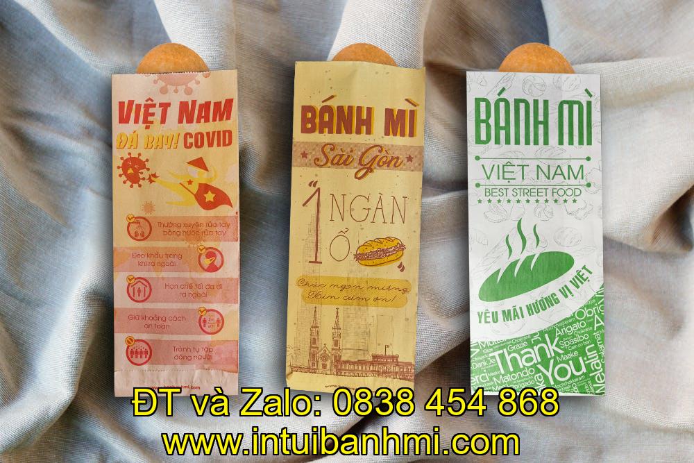 Thiết kế túi và tìm kiếm chất liệu giấy in túi đựng bánh mì
