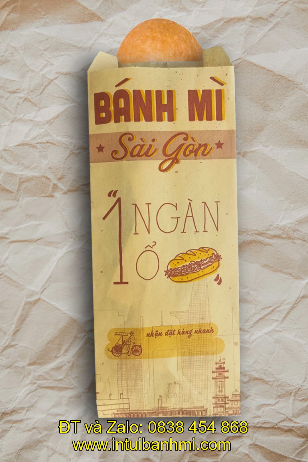 Thông số kỹ thuật in ấn túi giấy Kraft