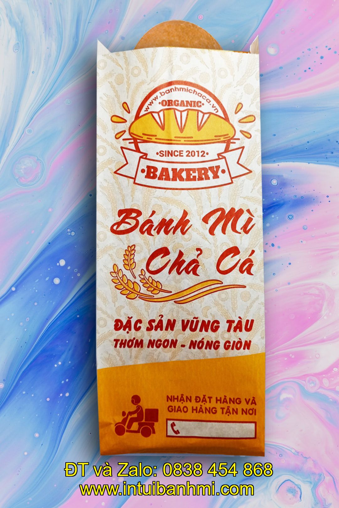 Túi giấy bánh mì bảo vệ sức khỏe người sử dụng