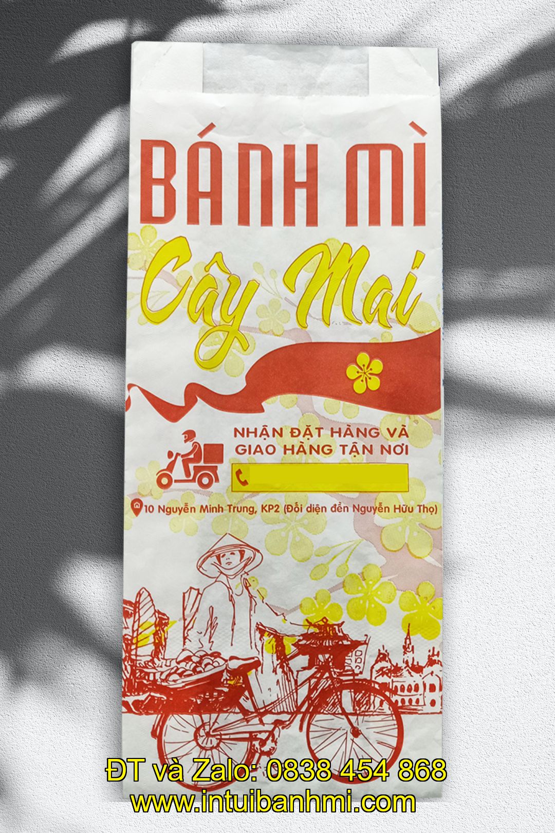 Túi giấy đựng bánh mì bảo vệ môi trường