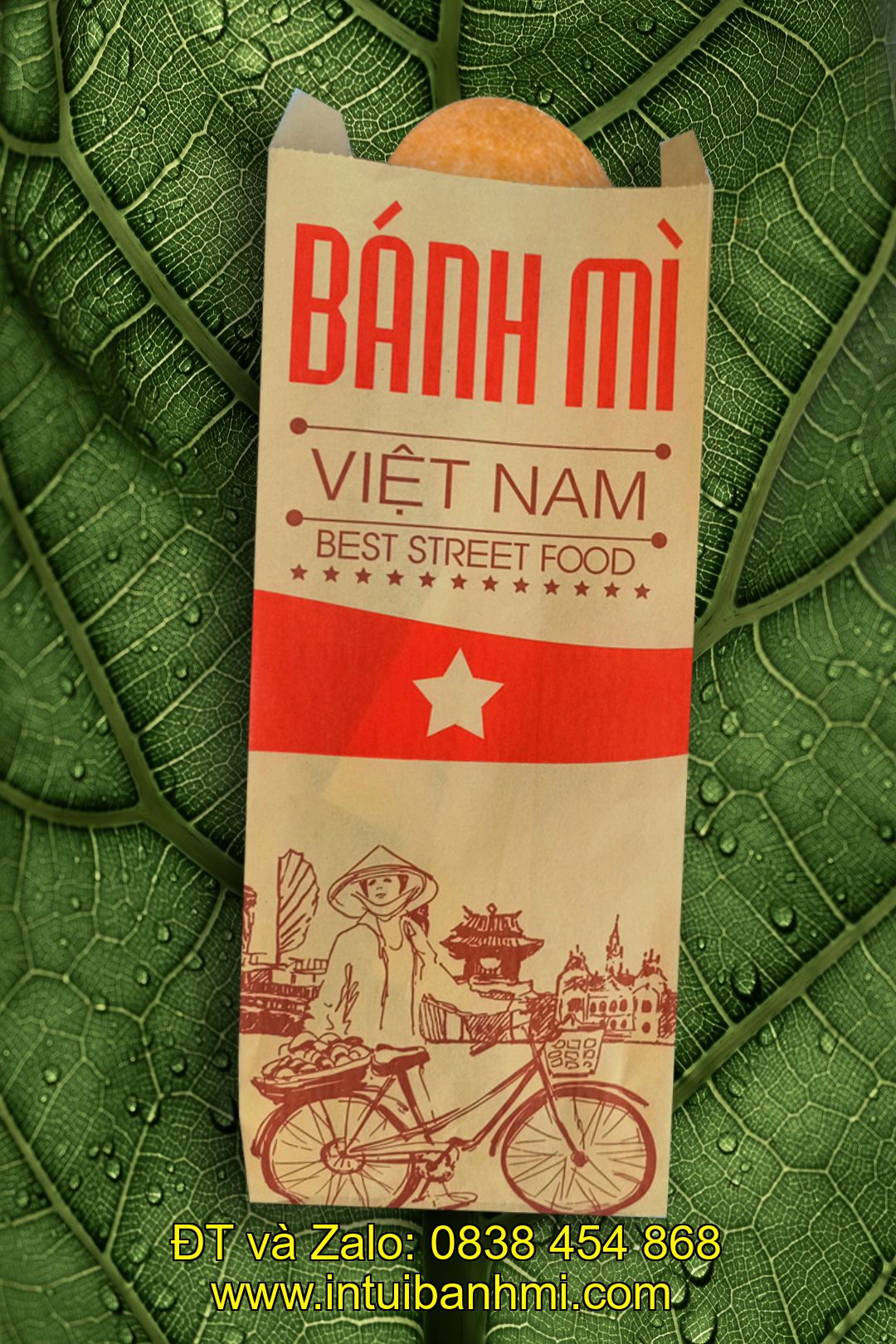 Túi giấy đựng bánh mì dễ dàng đẩy mạnh danh tiếng cửa hàng