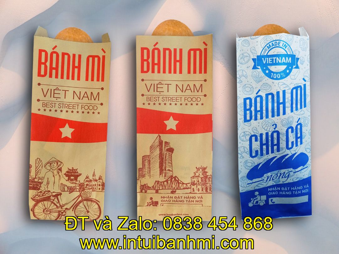 Túi giấy đựng bánh mì thân thiện với môi trường