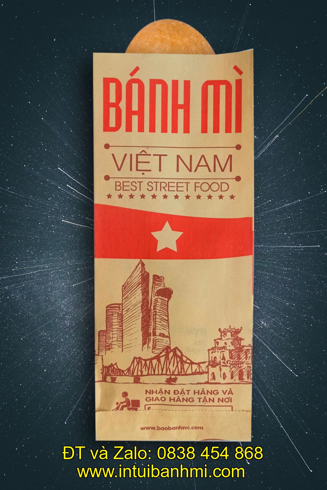 Vật liệu hình thành nên bao đựng bánh mì bằng giấy là gì?